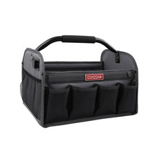 CHASSAK 洗車工具袋 後車廂整理箱, 黑色+灰色