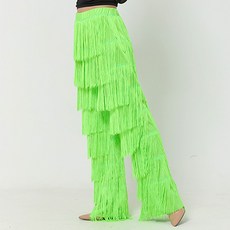 dancedome 流蘇長褲 LDP20000, 淺綠色