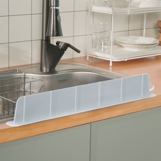 SiliconStory 鉑金矽膠水槽擋水板, 天空藍, 1個