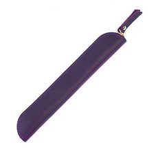 Bitnara Market 簡約皮革迷你iPad Pencil筆套, 1個, 紫色