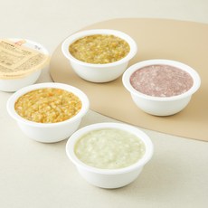 짱죽 중기 8개월 한우당근콜리 200g + 한우샤브 200g + 흑미우리두부 200g + 닭가슴살야채 200g 이유식 죽1 E세트, 1세트