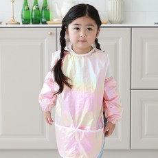 BEBE CHOUETTE 兒童用防水無袖圍裙袖套組