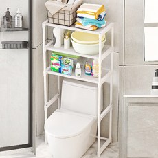 화장실 욕실 선반, 화이트, 3단