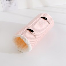 랜보어 소동물 극세사 걸이형 터널 포치 L, 핑크, 1개