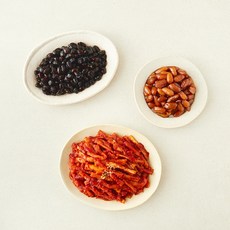 천년의반찬 쫀득꼬들 반찬 무말랭이 무침 300g + 콩자반 300g + 땅콩조림 300g 세트, 1세트