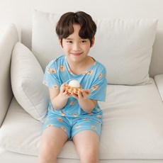 mabellechouchou 男童 Good Time Bear 涼感短袖套裝