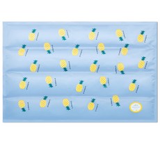 힐리오 강아지 매트 방석, 40 파인애플블루, 1개