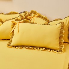 소니오 리본 프릴 베개 커버