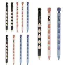 ibis 三角握把自動鉛筆 3款 x 4入組, 粉紅色, 藍色, 灰色, 1套