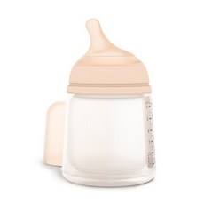 Suavinex 蘇維妮 Zero.Zero 仿母乳觸感矽膠奶瓶 0個月以上適用, #49986, 180ml, 1個