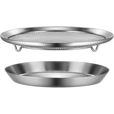 WAGENSTEIGER 不鏽鋼網狀托盤2件組 特大, 1套, 單一顏色