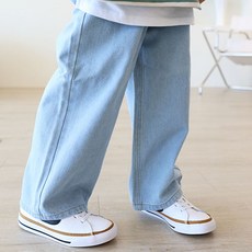 sonyun market 兒童直筒芒果丹寧褲