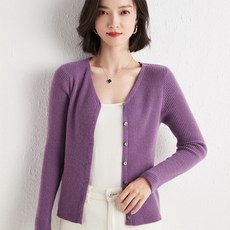 안다로미 여성용 브이메릴 가디건