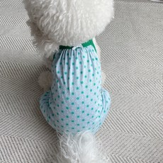 Grooming Dog 寵物棒棒糖無袖連身衣, 藍色