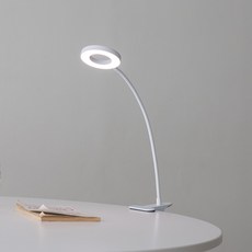 Beats照明LED夾子燈亮度調節小夜燈, 白色