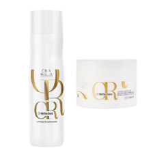 WELLA PROFESSIONAL 控油潔髮乳 250ml+髮膜 150ml JHK_568, 1套