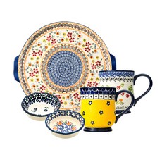 PAWIE 三色堇早午餐餐具套組 5p, 混色, 5種餐具