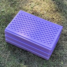 AMADA 컴포트 3단 캠핑매트 + 가방 세트, 퍼플(매트), 랜덤 발송(가방)