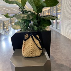 iHanco 鉤針編織水桶包DIY套組 039 Black 100%棉, 1組