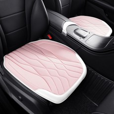 soonZAM 夏季彩色汽車座椅前座坐墊, 粉紅色, 2個