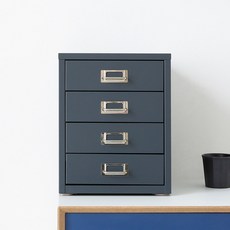 MARKET B KOMPANY 抽屜櫃, 4層, 深灰色