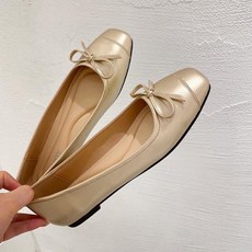 빈슈 여성용 베이직 무지 단화