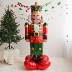 小士兵站立鋁箔氣球, 2個, 紅色