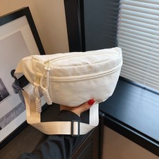 American Road 男女通用健行登山日常單肩斜背包 BRP1150, 白色