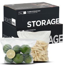 마더케이 라이프 슬라이딩 지퍼백 M 70p + L 60p 세트, 1세트, 혼합