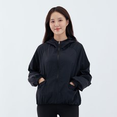 Elsso 寬鬆版型連帽短版防風夾克