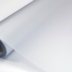 無黏著窗戶貼紙, 霧面素色