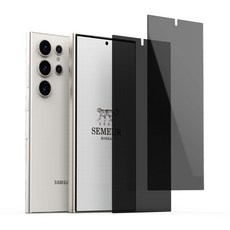 스메르 사생활보호 지문인식가능 우레탄 풀커버 액정보호필름 2p 세트, 1세트