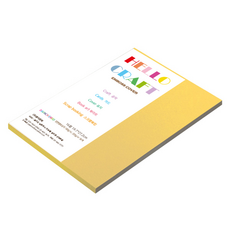 종이문화 두꺼운 양면 펠트 엠보스지 다빈치엠보 No13 옐로우 180g, 27개