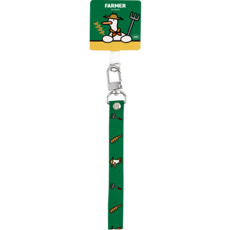 코쿼드 9C9C 아임 덕키 태그 스트랩, 농부 덕키, 1개