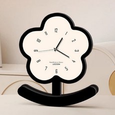 벤홈 플라워 인테리어 탁상시계, 혼합색상