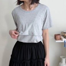 BLOOMMATERNITY 基本款短袖哺乳T恤