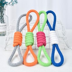PASTEL PET 狗拼色繩索玩具33cm, 隨機發貨, 4個