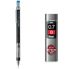 Pentel 飛龍文具 Graphlet 自動鉛筆 PG507-CD + Ain Stein B 自動鉛筆芯組, 0.7mm, 1組