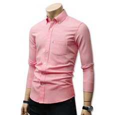 BLUEFORCE 男士Denide長袖素色襯衫