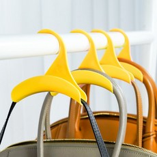 오마땅 모자걸이 옷장정리, 노랑색, 20개