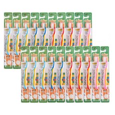 錐體兒童超細牙刷天空6支+藍色4支+紅色6支+粉色4支套組, 混色, 1組