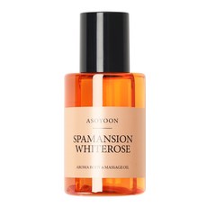 Asowoon Spa Mansion芳香身體按摩油 白玫瑰, 100ml, 1瓶