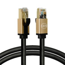 Kalron CAT.8 S-FTP 超高速網路線, 金色, 3m, 1個