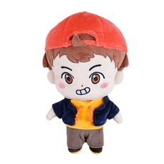 Schoolfoodking 鼴鼠娃娃 M, 混合顏色, 27cm, 1個