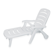 루리리 접이식 썬베드 기본형, 화이트