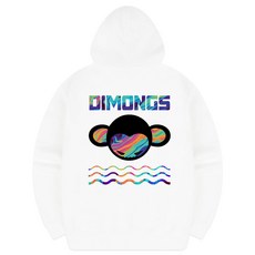 戴蒙的大碼波浪形過裝連帽衫 MIB_0021