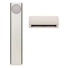 LG 65.9㎡(20평) + 18.7㎡(5.7평) 휘센 오브제컬렉션 사계절에어컨 2in1 타워 디럭스 카밍 베이지 매립배관형 FW20DDNBA2M 방문설치