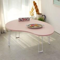 트리팜 PET 럭셔리 슈퍼매트 테이블, 피치 핑크