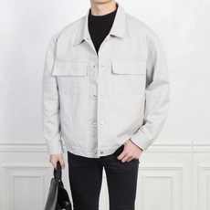 The Mind 男士 RO 按扣棉質教練夾克