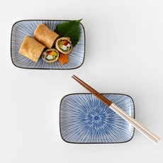 NICOTT 花十草方形盤, 混和顏色, 2個, 單品